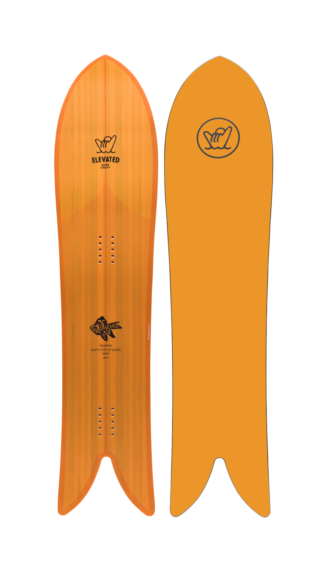 Snowboards Shaped For Surfers | Elevated Surf Craft