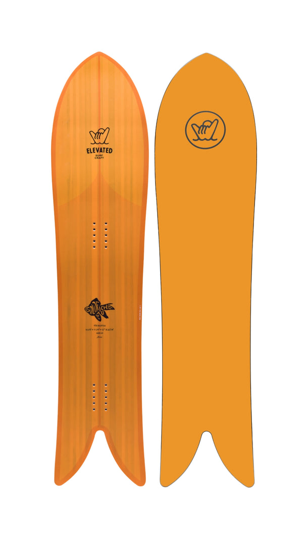 buy elan wave rider fish snowboard 4'10 GoldFish
