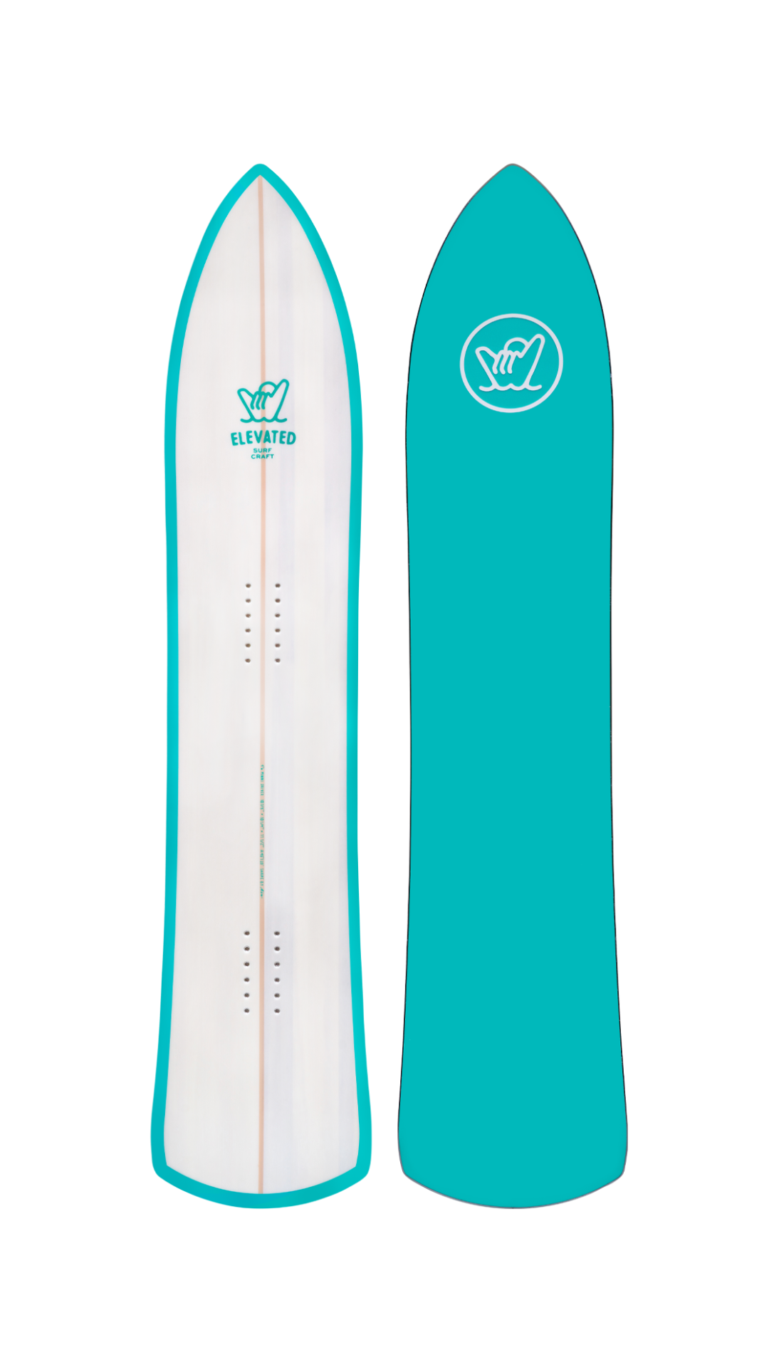 Snowboards Shaped For Surfers | Elevated Surf Craft