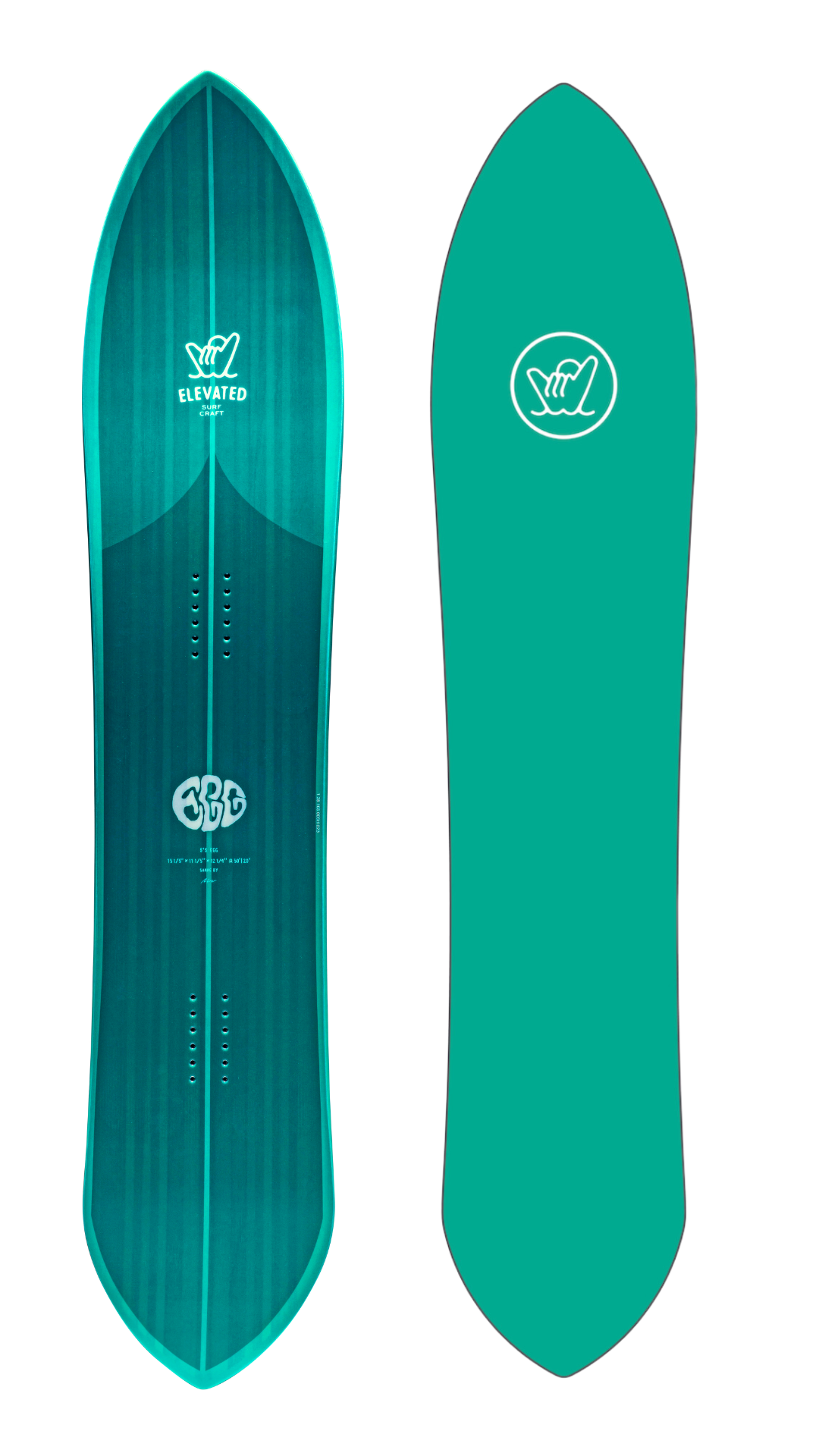 Snowboards Shaped For Surfers | Elevated Surf Craft