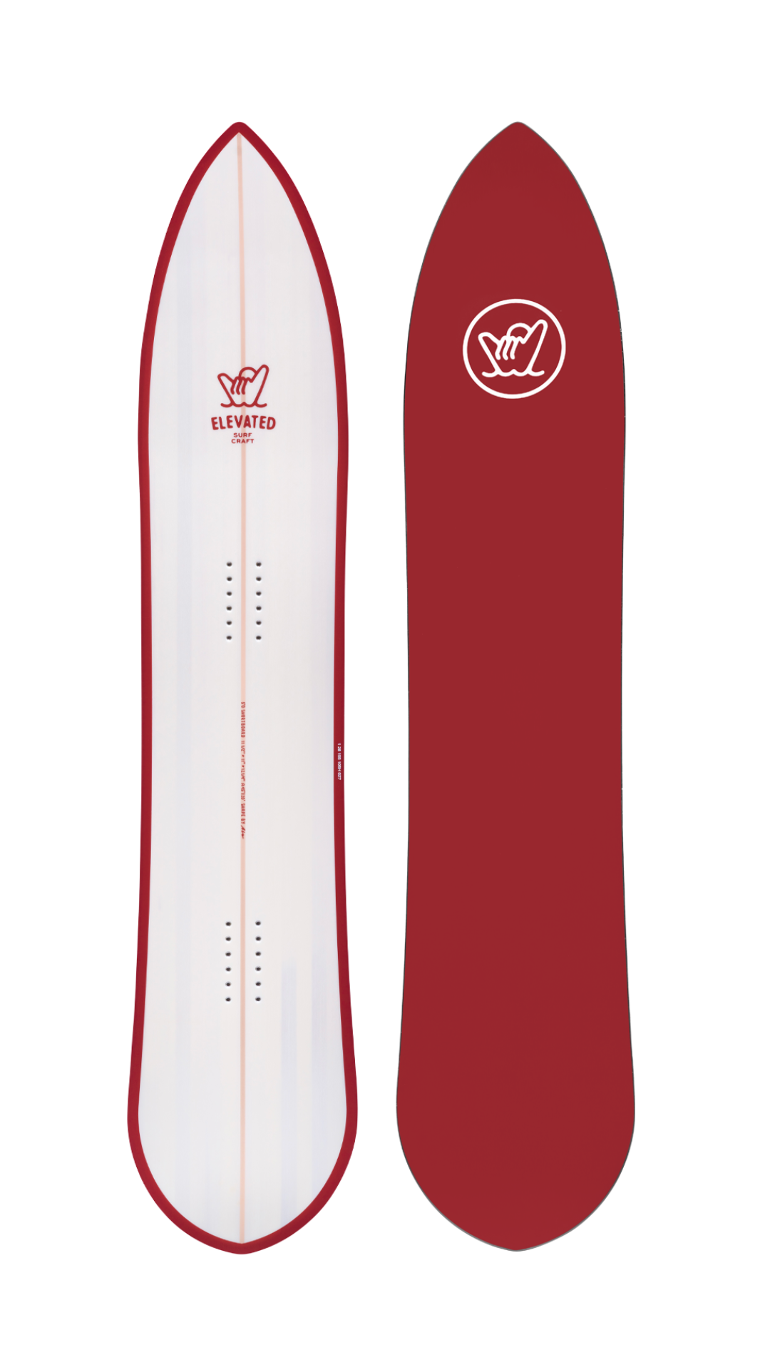 Snowboards Shaped For Surfers | Elevated Surf Craft