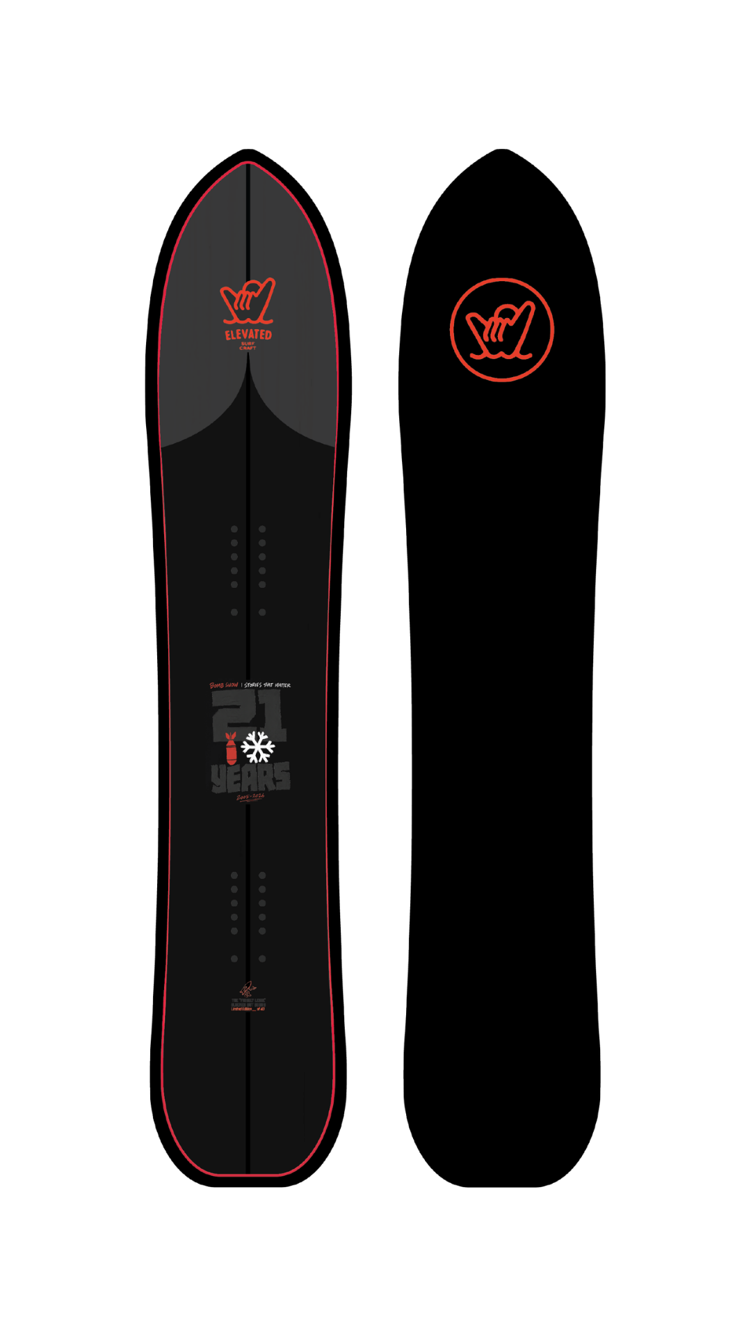 5'1 Funboard x Bomb Snow LTD (PRE-ORDER)