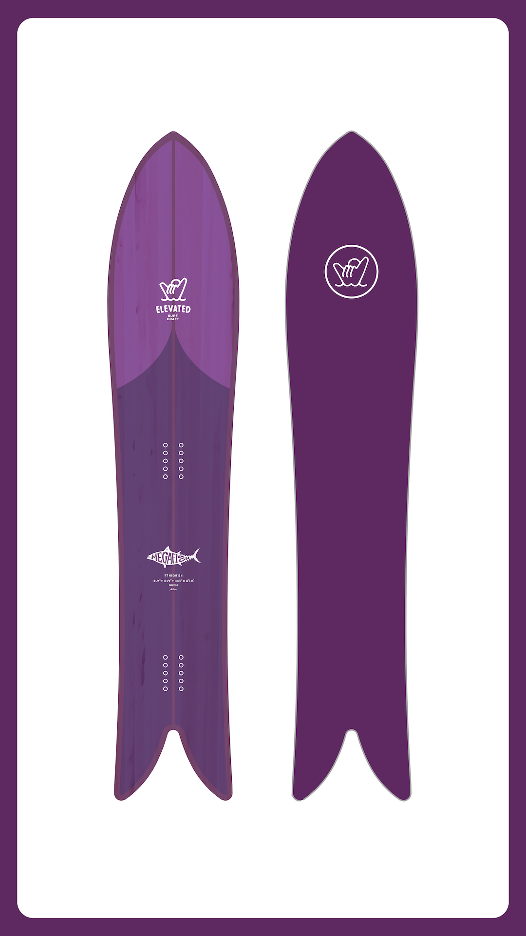 Snowboards Shaped For Surfers | Elevated Surf Craft
